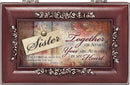 Sister Always in my Heart Rosewood Music Box Plays You Are My Sunshine