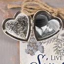 For I Know The Plans Hope Future Grey Locket Picture Frame