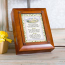 Cottage Garden Our Loving Father Woodgrain Rememberance Keepsake Box