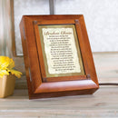 Cottage Garden Broken Chain God to Call You Home Woodgrain Remembrance Keepsake Box