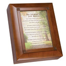 Cottage Garden Nothing Loved Ever Lost Woodgrain Remembrance Keepsake Box