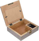 Dad I Love You Metal Applique Music Box Plays Tune How Great Thou Art