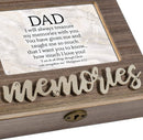 Dad I Love You Metal Applique Music Box Plays Tune How Great Thou Art