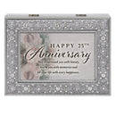 Happy 25th Anniversary Music Box Plays Wonderful World