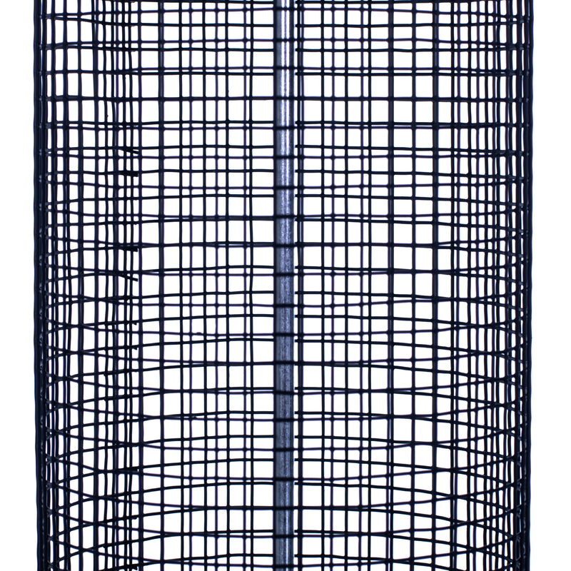 12 inch Copper Finish Mesh Metal 3 Lb. Secure Cap Nut Bird Feeder
