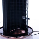 12 inch Copper Finish Mesh Metal 3 Lb. Dual Nut and Seed Bird Feeder