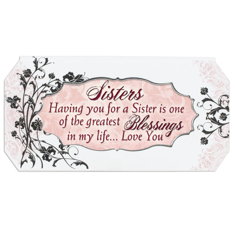 Sister Black White Papier Music Box Plays That's What Friends Are For