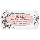 Grandma Black and White Belle Papier Music Box Plays Wonderful World