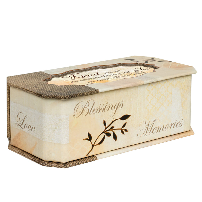 Cottage Garden Friend The Greatest Blessing Tree Branch Jewelry Music Box Plays That's What Friends are for