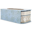 Sisters Happy Periwinkle Belle Papier Music Box Plays Light Up My Life