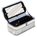 Granddaughter Petite Periwinkle Belle Papier Jewelry Music Box - Plays Song You are My Sunshine