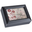 The Love Of A Family Black 9 X 7 Mdf Wood Decorative Keepsake Box