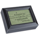 Collection Of Moments Black 9 X 7 Mdf Wood Decorative Keepsake Box