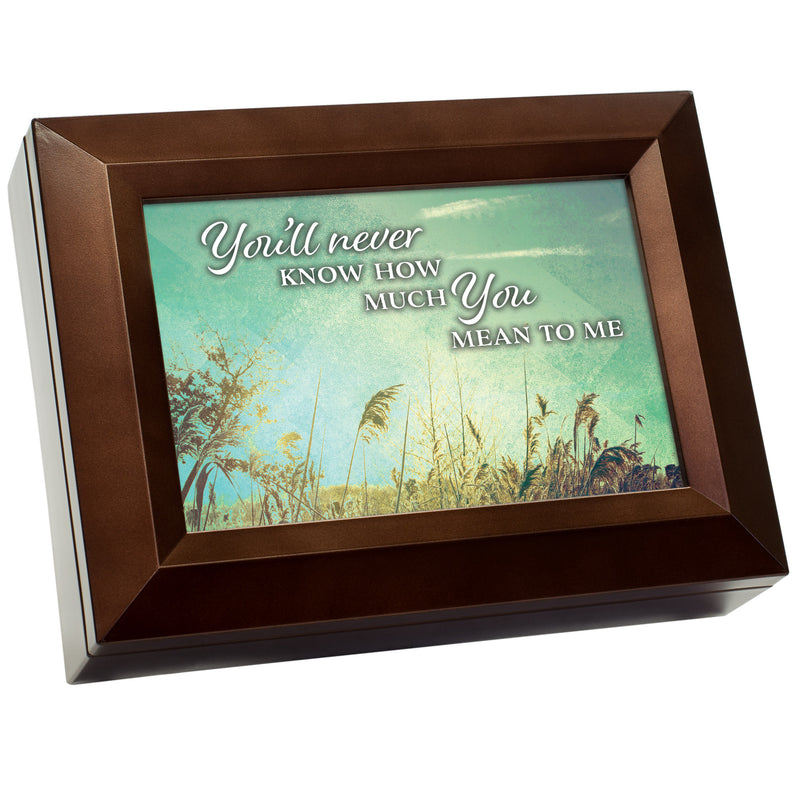 You'll Never Know How Much Wood Grain 9 X 7 Mdf Wood Keepsake Box