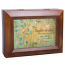 Cottage Garden Daughter-in-Law Won Heart We Love You Woodgrain Digital Keepsake Music Box Plays I Can Only Imagine