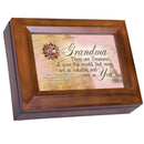 Cottage Garden Grandma Treasures Valuable Like You Woodgrain Digital Keepsake Music Box Plays I Can Only Imagine