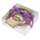 Cottage Garden Crown of Thorns Real Wood in Gift Box with Scripture Tag 6 Inch Round