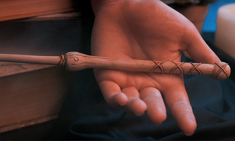 Rope Wrapped Bone 13.75 inch Resin Costume Magic Wand