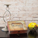 Music box placed on counter in home