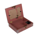 Top view of open music box