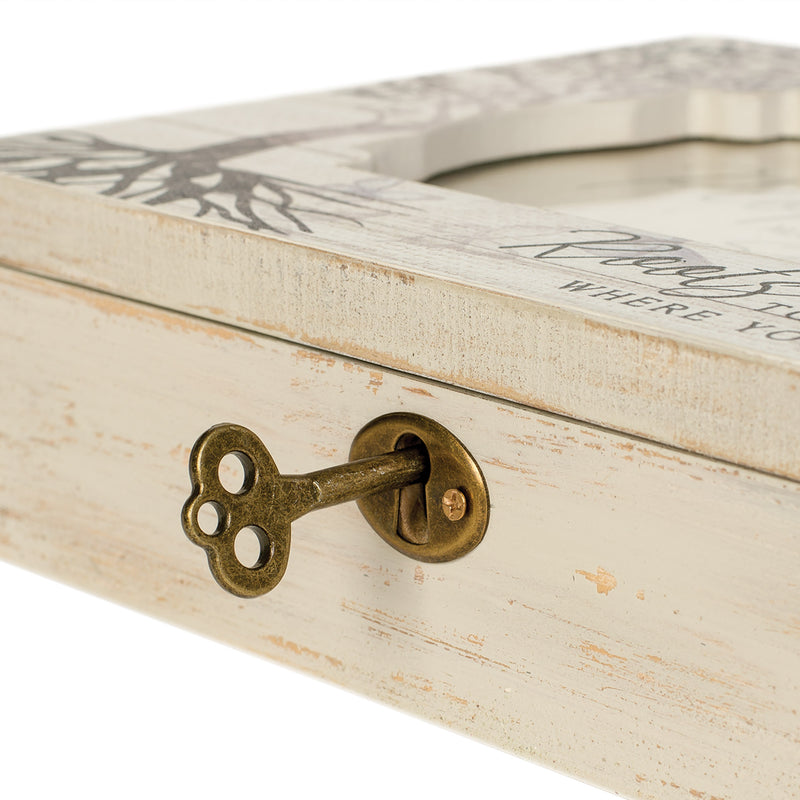 Cottage Garden Friends Make World Beautiful Tree Decoupage Music Box Plays That's What Friends are for