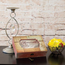 Music box placed on counter in home