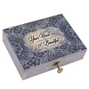 Music box shown from a top view