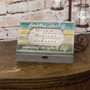 Music box placed on counter in home