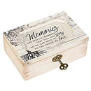 Music box with key shown from an angled top view