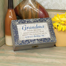 Music box placed on counter in home