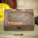 Music box placed on counter in home