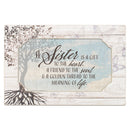 Cottage Garden Sister Gift to Heart Butterfly Tree Decoupage Petite Music Box Plays Wind Beneath My Wings