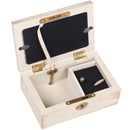 Cottage Garden Sister Gift to Heart Butterfly Tree Decoupage Petite Music Box Plays Wind Beneath My Wings