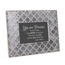 You Are Precious In Every Way 9.5 x 7.5 Embossed Grey Moroccan Frame