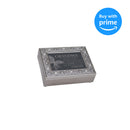 Cottage Garden Grandma in My Life Much Love Filigree Jewel Bead Silver Tone Music Box Plays Canon D