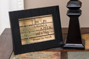 Love You a Bushel Black 8 x 10 Framed Art Plaque - Holds 5x7 Photo