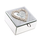 Sister Friend Rhinestone Mirror Music Box Plays You Light Up My Life