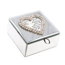 Confirmation Live Him Rhinestone Mirror Music Box Plays Amazing Grace