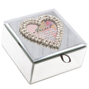 Aunt You Are Special Rhinestone Mirror Music Box Plays Wonderful World