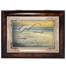 Serenity Prayer Ocean Waves Italian Design Jewelry Music Box Plays Amazing Grace
