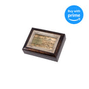 Cottage Garden Love You a Bushel Peck Burlwood Jewelry Music Box Plays Amazing Grace