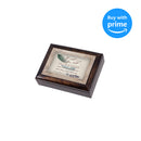 Cottage Garden You Will Find Refuge Feather Italian Design Music Box Plays Wind Beneath My Wings