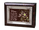 Cottage Garden Mom You are Loved Burlwood Jewelry Music Box Plays Amazing Grace
