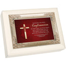Blessings On Your Confirmation Ivory Music Box Plays Ave Maria