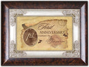 First Anniversary Celebrate Burlwood Music Box Plays Unchained Melody