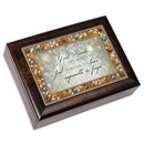 Good Friends Hard To Find Amber Music Box Plays Wind Beneath My Wings