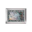 Can Do All Things Brushed Silvertone Music Box Plays On Eagle's Wings