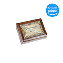 Granddaughter Brought Joy Woodgrain Music Box Plays Wonderful World