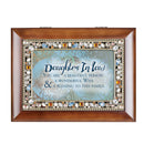 Cottage Garden Daughter in Law Beautiful Person Woodgrain Jewelry Music Box Plays You Light Up My Life