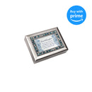 Cottage Garden Granddaughter Joy to My Heart Brushed Silvertone Jewelry Music Box Plays You Light Up My Life